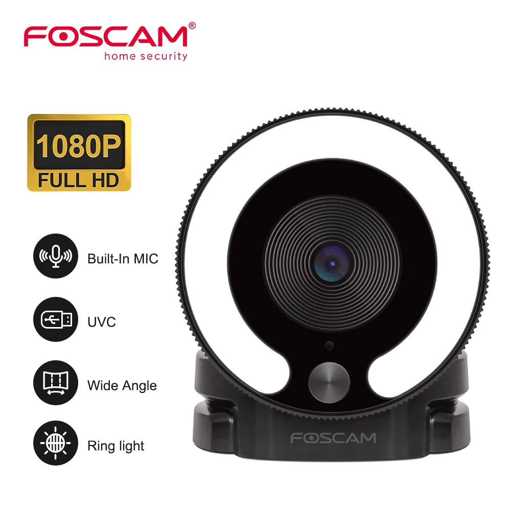 Foscam Ʈ ǻͿ USB ķ, Ʃ  ȭ ȭ, ũ , 1080P HD, 2MP ķ W28